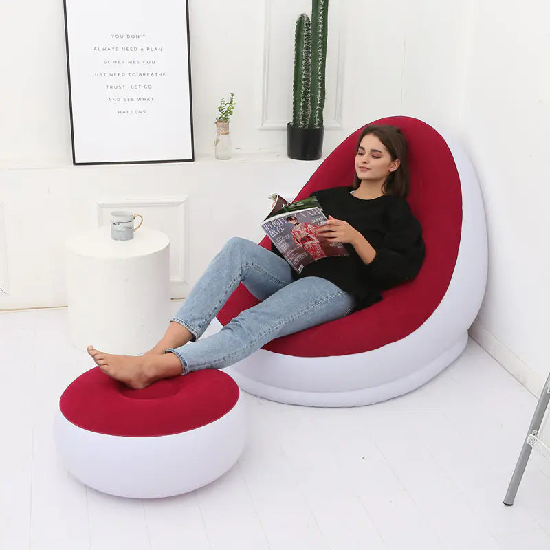 Inflatable Foldable Lounge Chair for Outdoor Use Mimarta