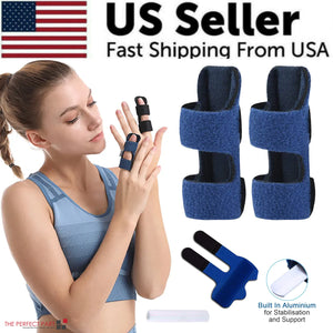 Adjustable Trigger Finger Splint Straightener Corrector Brace Support Protector Rieworkes