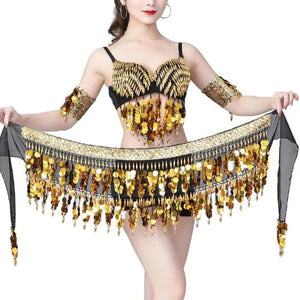 New Belly Dance Waist Chain with Sequin Tassels Mimarta