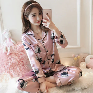Autumn Ice Silk Loungewear Rieworkes