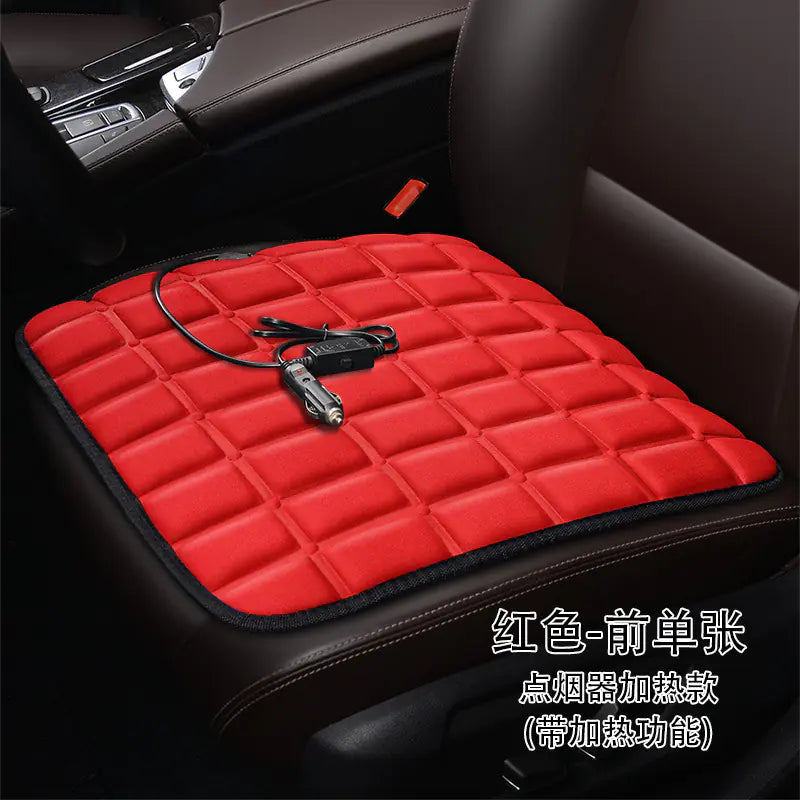 Heated Square Car Seat Cushion for Winter Decor Mimarta