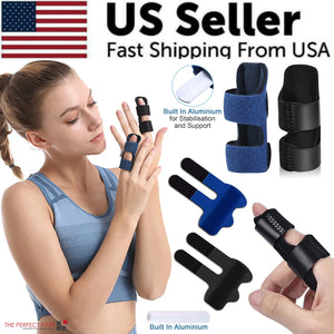 Adjustable Trigger Finger Splint Straightener Corrector Brace Support Protector Rieworkes