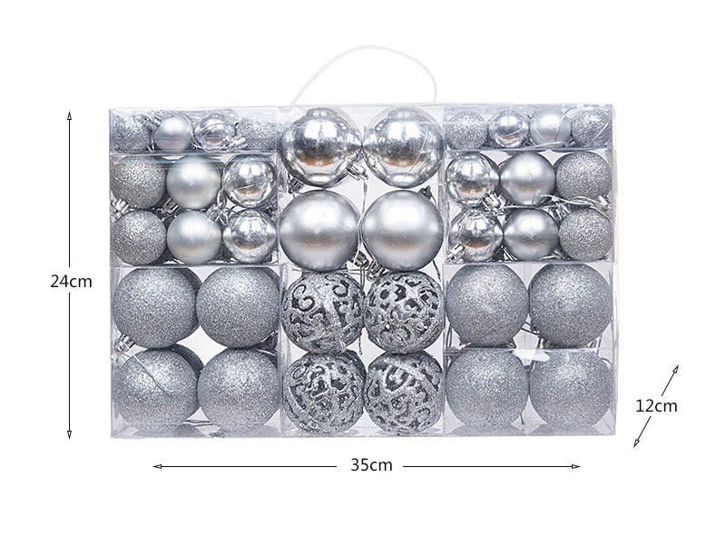 Christmas Ball Decorations 100 pcs Rieworkes