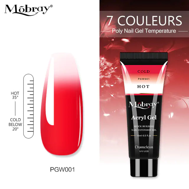 Poly Acrylic Gel: 15ML UV Gel for Nail Extension - 38 Colors Rieworkes