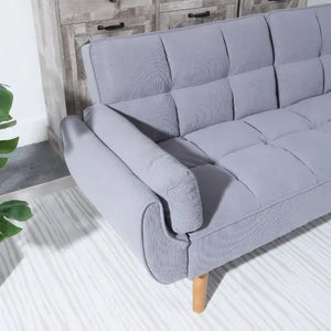 2064 Corduroy Sofa  Sofa Bed-Smoke Gray Mimarta