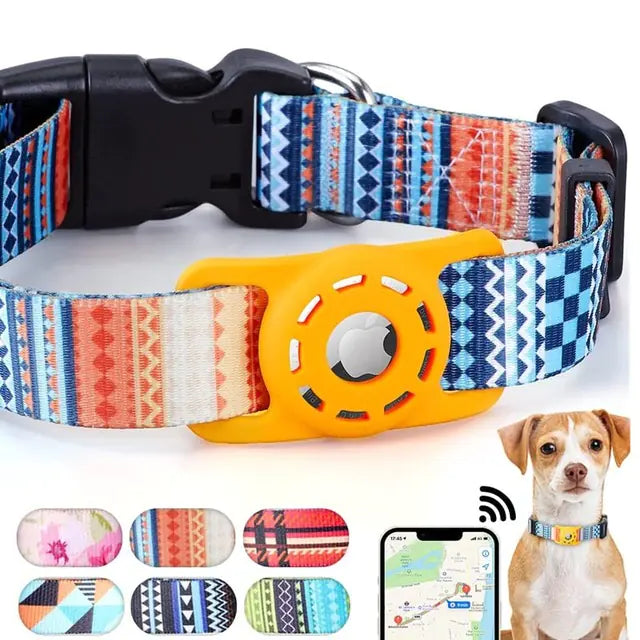 Digital Printing Collar for Apple Airtag - Pets Accessories Mimarta
