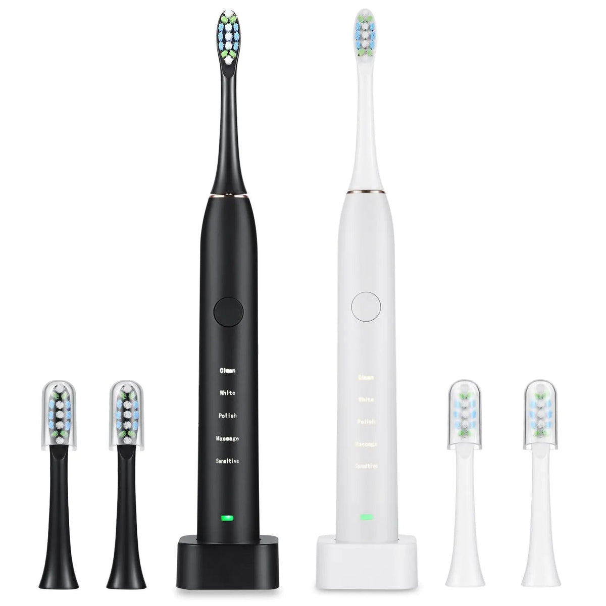 Electric Toothbrush IPX7 Replacement Heads Set Rieworkes