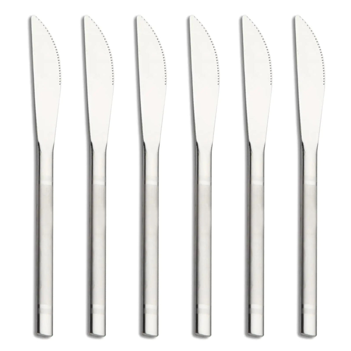 VANRA Small Dessert Knives Set of 6 Stainless Steel Kids Dinner Knife Appetizer Fruit Snack Serving Knives Mini Flatware Set Silverware 5.7inch Mimarta