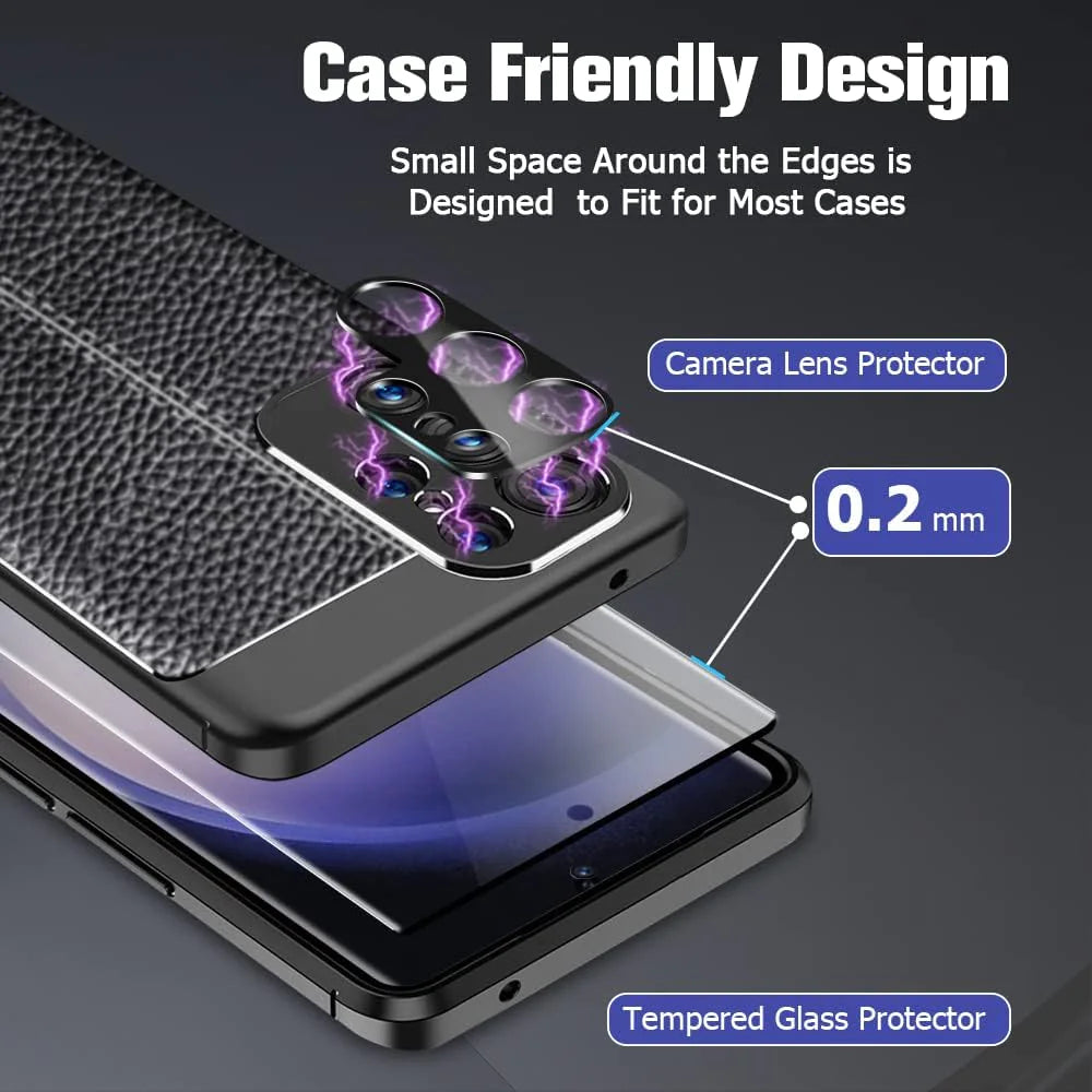 Tempered Glass Screen Protector Lens Hydrogel For Samsung S23 S22 Ultra Plus USA Rieworkes