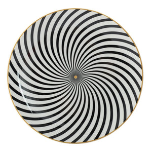 Geometric Pattern Ceramic Plate Rieworkes