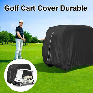 Waterproof Golf Cart Cover Zipper 4 Passenger EZ GO Club Car Yamaha Elastic Hem Rieworkes