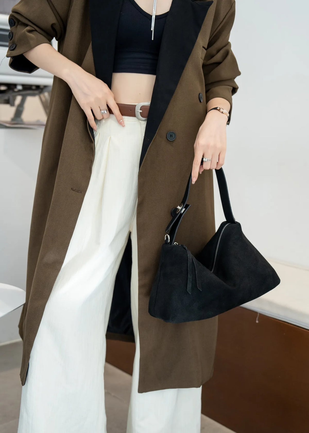 Large Capacity Crossbody Leather Bag Rieworkes