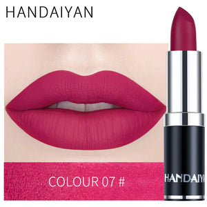 Matte Velvet Lip Gloss in Red Brown Purple Shades Mimarta