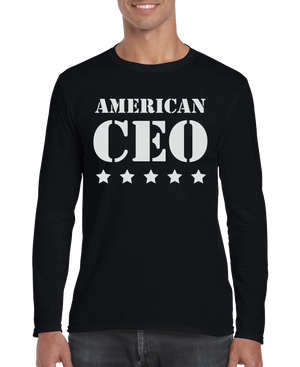Five Star American CEO Men's Long Sleeve Shirt Rieworkes