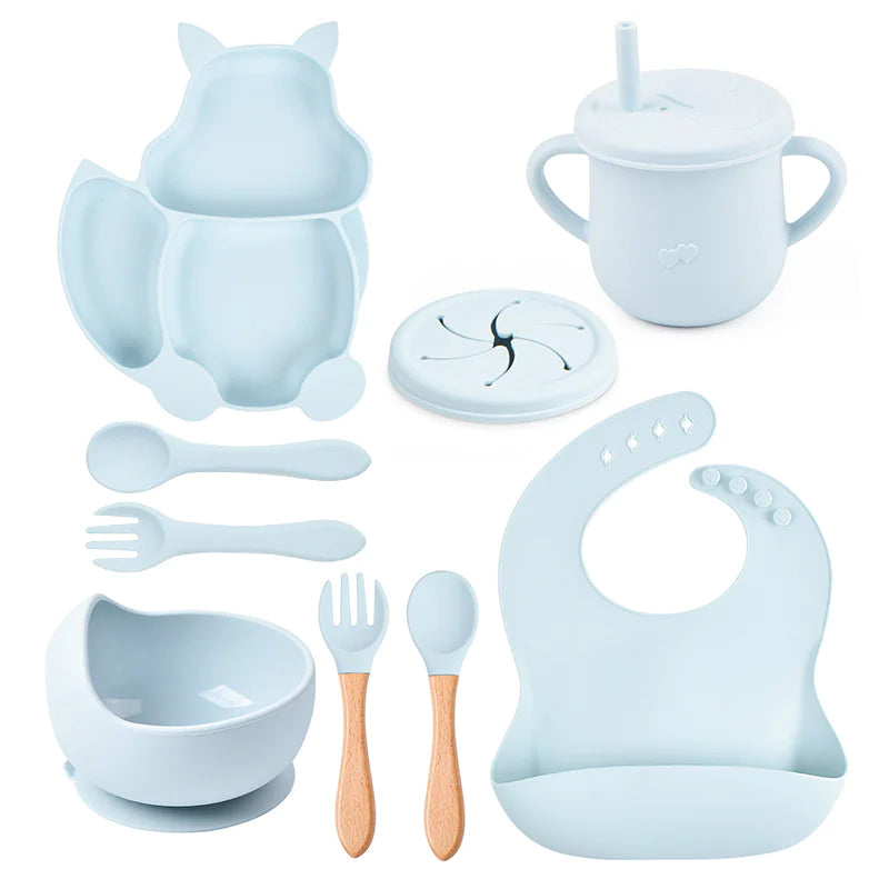 Baby Silicone Feeding Set Rieworkes