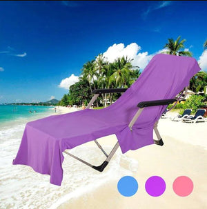 Beach Chair Cover and Towel Mat for Lounge Chairs Mimarta