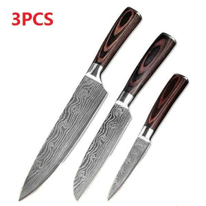 Carpenter's Special Set 6-piece Set 8-piece Set Knife Chef Knife Kitchen Knife Cooking Rieworkes