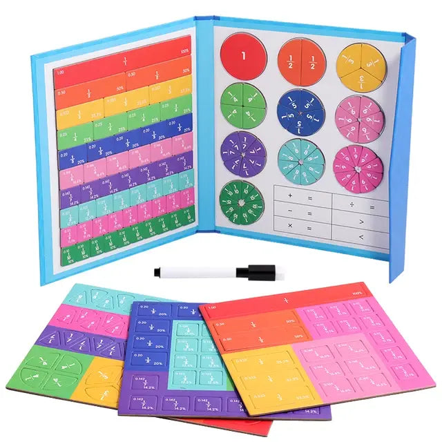 Children Magnetic Fraction Learning Math Toys Rieworkes