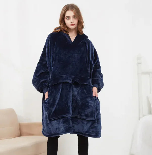 USB Electric Heating Blanket Hooded Lazy Blanket Rieworkes