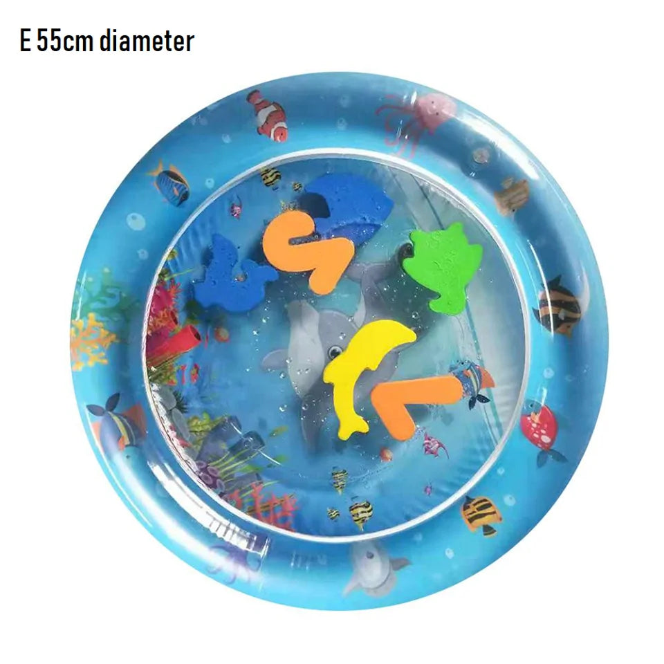 Tummy Time Inflatable Water Mat for Babies Rieworkes