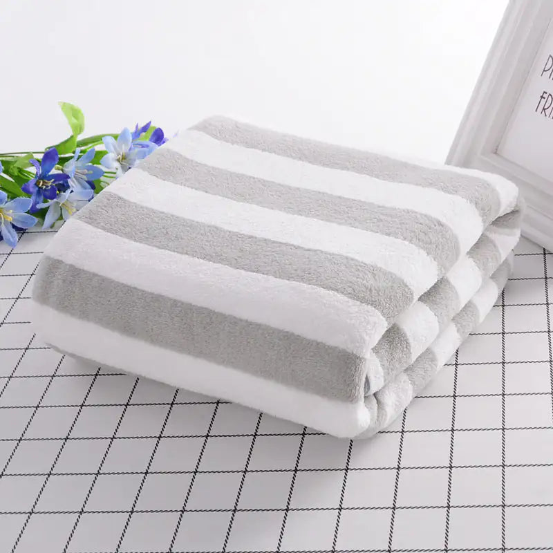 Coral Velvet Bath Towels Rieworkes