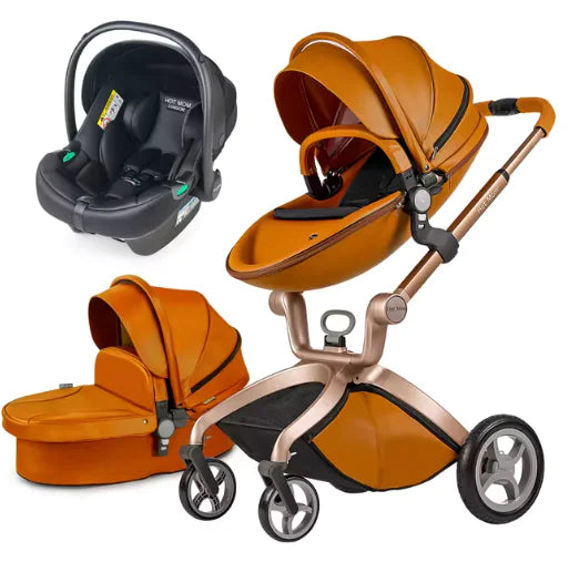 Luxury Fold Convertible Stroller 3 in 1 Rieworkes