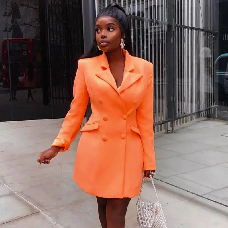 Long Sleeve Sim Blazer Dress Rieworkes