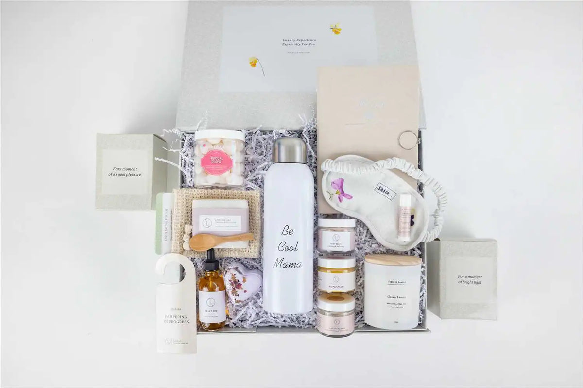 New Mom Gift, Pampering Natural Skincare gift for New Mom Mimarta