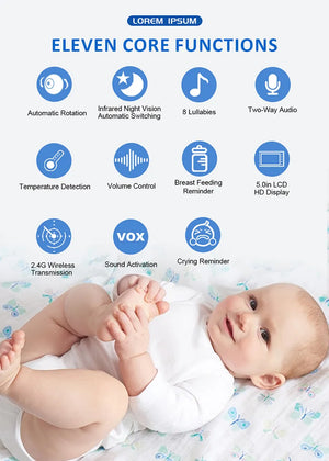 HD Wireless Baby Monitor Rieworkes
