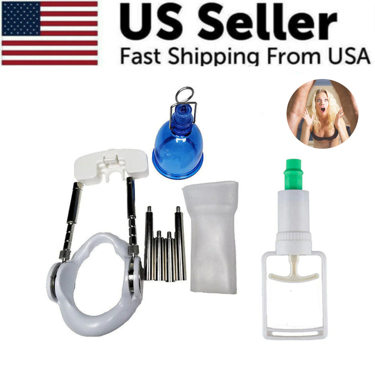 Super Penis Enlargement Extender Vacuum Stretcher Pump Hanger Bigger Enhancement Rieworkes