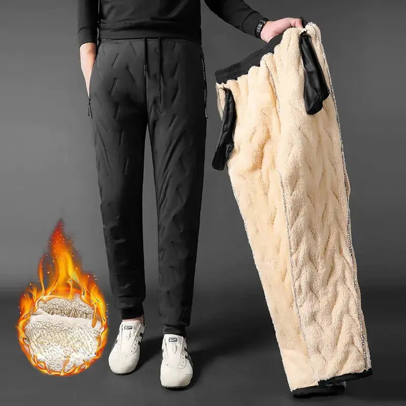 Winter Men Lambswool Sweatpants Rieworkes