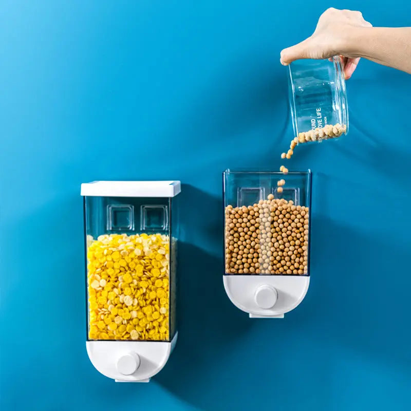 Convenient Wall Mounted Cereal Dispenser Containers lofty tree Store