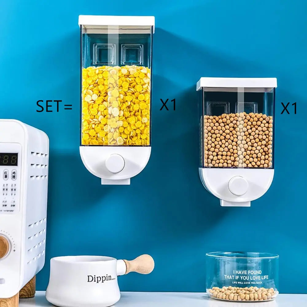 Convenient Wall Mounted Cereal Dispenser Containers lofty tree Store