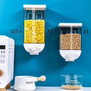 Convenient Wall Mounted Cereal Dispenser Containers lofty tree Store