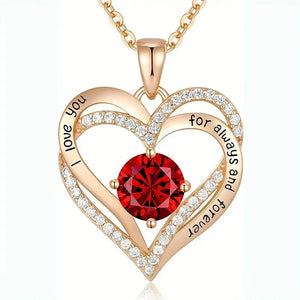 Necklace With Rose Flower Gift Box Rieworkes