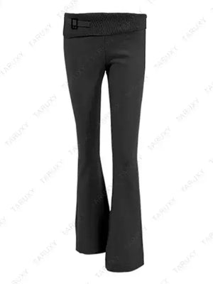 Knitted Hoodie Cropped Top And Pants Set Rieworkes