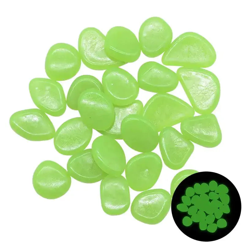 Glow in the Dark Garden Pebbles Rieworkes