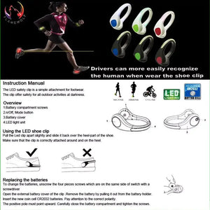 Shoes Clip Safety Warning Light Rieworkes