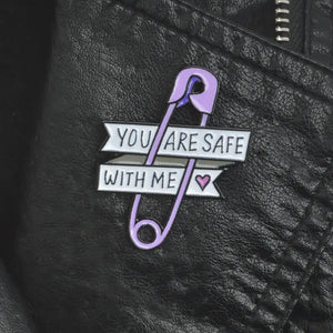 Safety Pin Brooches Rieworkes
