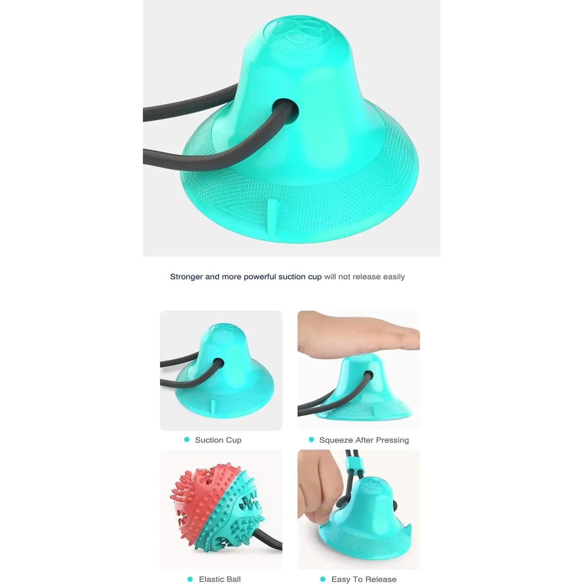 Silicone Suction Cup Dog Toy Rieworkes