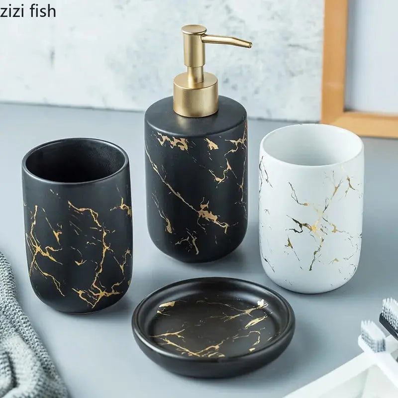 Nordic Matte Bathroom Accessories Set Rieworkes