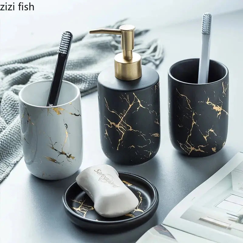 Nordic Matte Bathroom Accessories Set Rieworkes