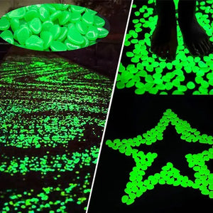 Glow in the Dark Garden Pebbles Rieworkes
