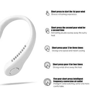 Bladeless Hanging Neck Fan Rieworkes