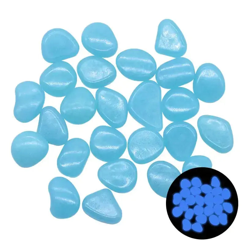 Glow in the Dark Garden Pebbles Rieworkes