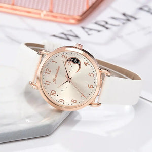 Moon Numbers Bracelet Watches Set Rieworkes