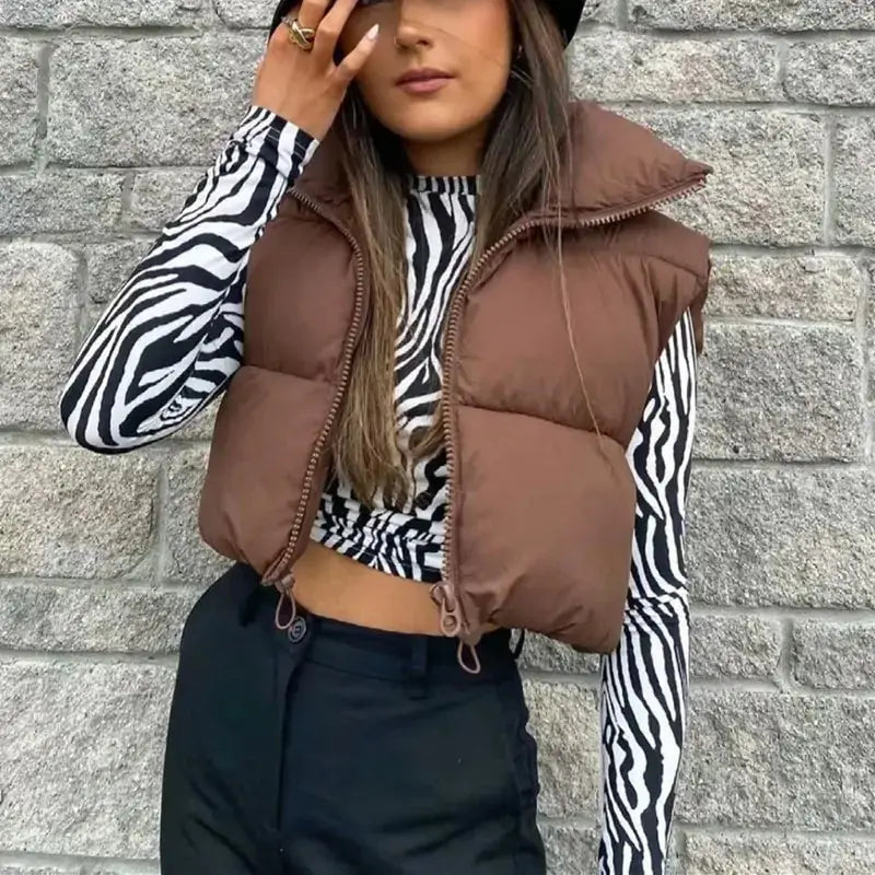Quilted Vest Winter Coat Jacket Rieworkes