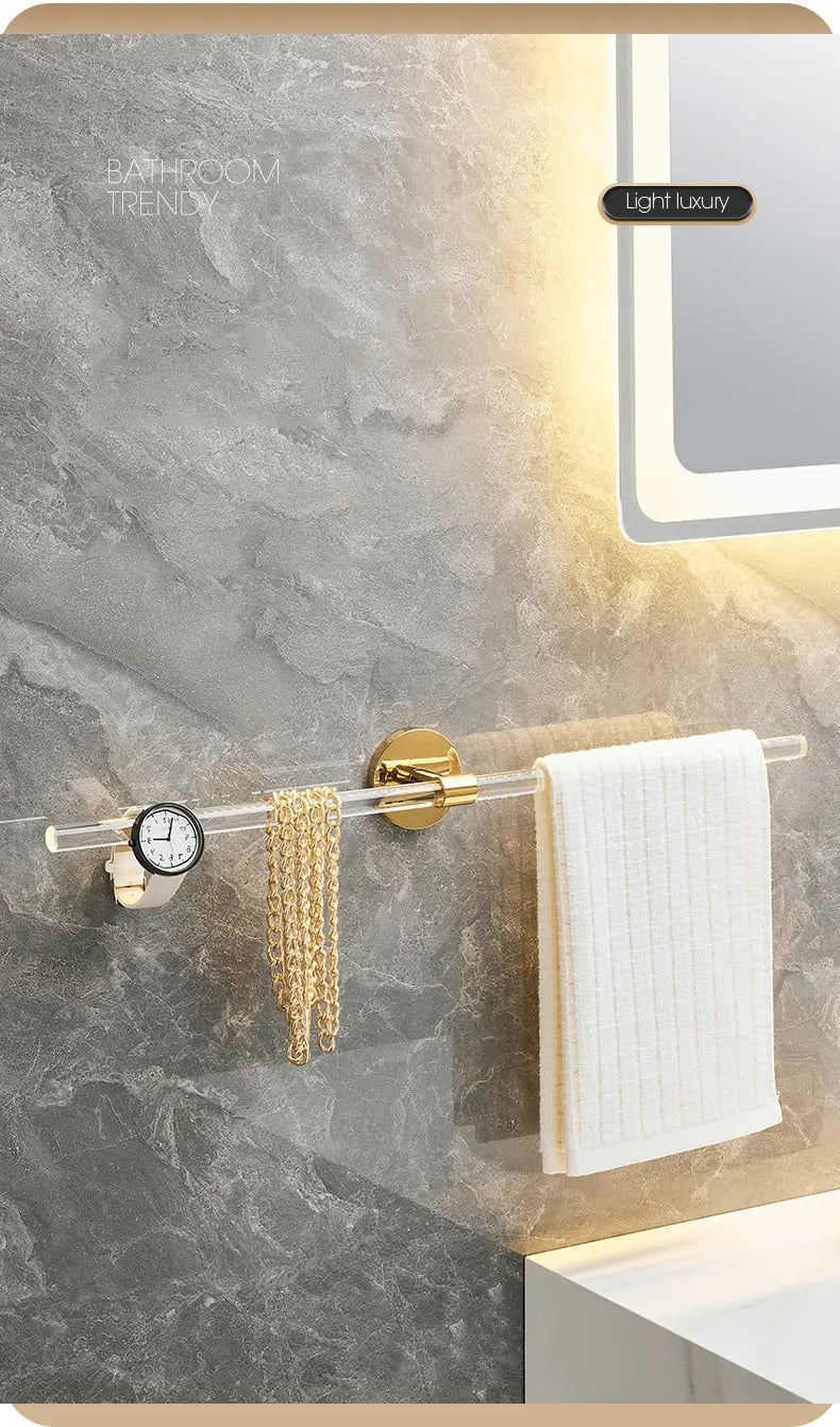 Towel Bar Roll Tissue Paper Holder Our Happiness Life Store