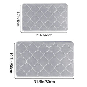 Water Absorbent Non-Slip Memory Foam Bathroom Mat Shop1102602078 Store