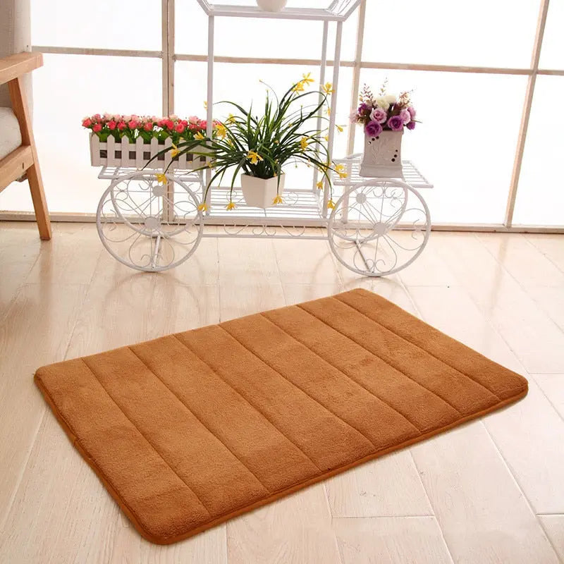 Super Absorbent Memory Foam Bathroom Rug GG Home Store